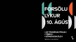 Forsölu lýkur (1)